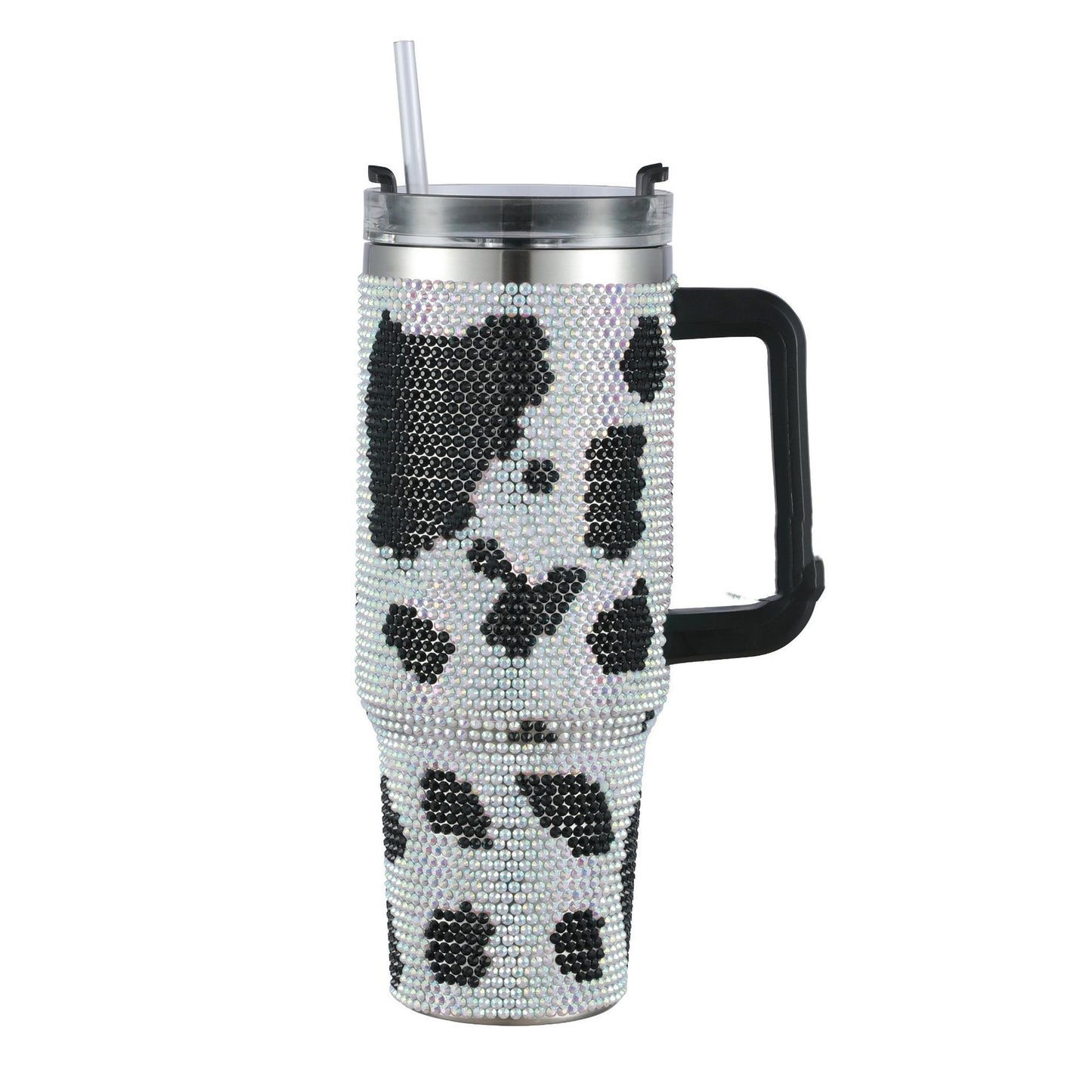 40OZ Stainless Steel Diamond Insulated Cup With Large Capacity